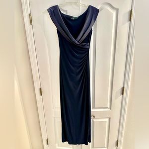 Lauren Ralph Lauren Leonetta Gown Navy Size 4